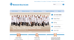 Desktop Screenshot of munsonhealthcare.org