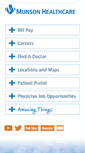 Mobile Screenshot of munsonhealthcare.org